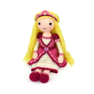 Crochet Pattern - Princess Polly Doll - Amigurumi