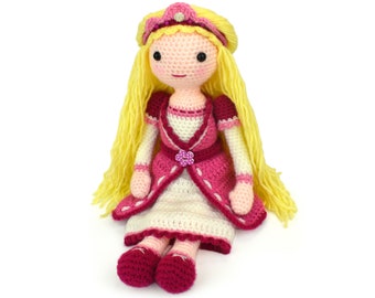 Crochet Pattern - Princess Polly Doll - Amigurumi