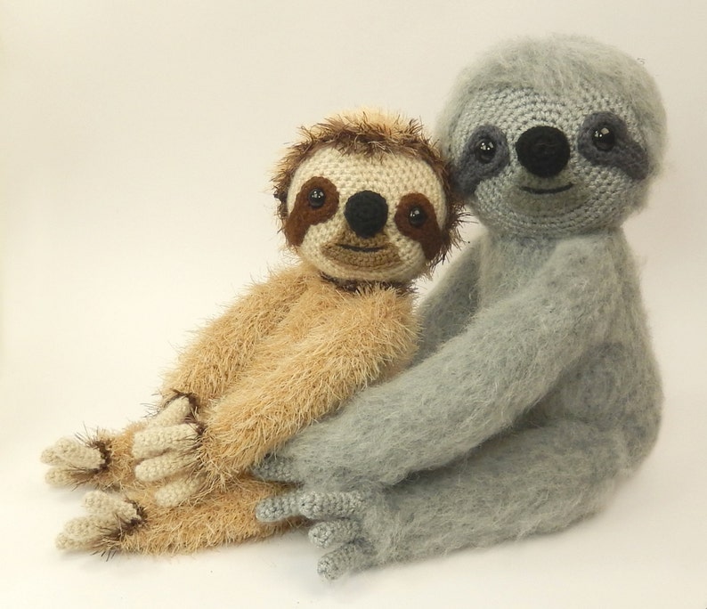 Slocombe the Sloth Amigurumi Crochet Pattern image 5