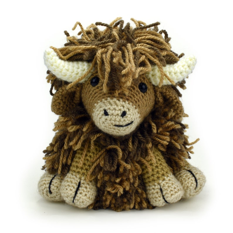 Hilda the Highland Cow Amigurumi Crochet Pattern Etsy