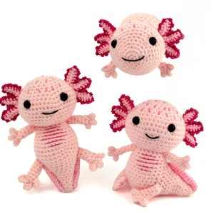 Alice the Axolotl Amigurumi Crochet Pattern image 1