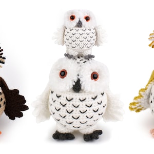 Three Little Owls Sylvie, Eddie and Barney Amigurumi Crochet Pattern image 9