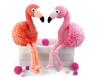 Crochet Pattern - Fleur the Flamingo - Amigurumi