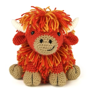 Hilda the Highland Cow Amigurumi Crochet Pattern image 1