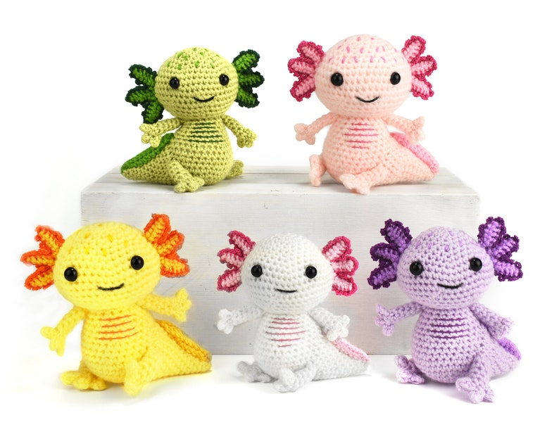 Alice the Axolotl Amigurumi Crochet Pattern image 2