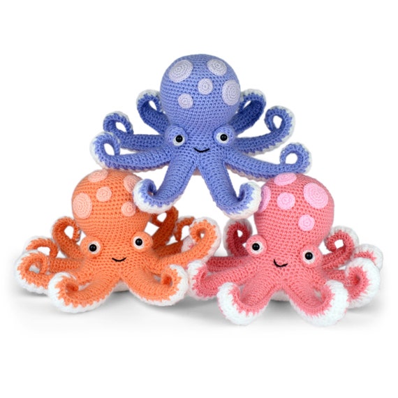 Otto the Octopus Amigurumi Crochet Pattern 
