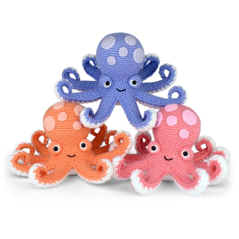 Otto the Octopus Amigurumi Crochet Pattern zdjęcie 1