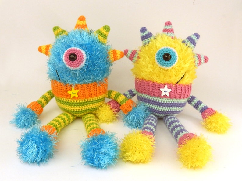 Hairy Horace Monster Amigurumi Crochet Pattern image 3