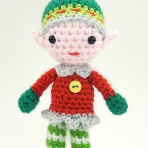 Christmas Elf Quartet Amigurumi Crochet Pattern image 3