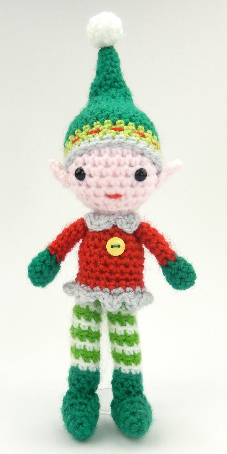 Christmas Elf Quartet Amigurumi Crochet Pattern image 3