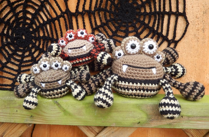 Spencer the Spider and Friends Amigurumi Crochet Pattern image 3