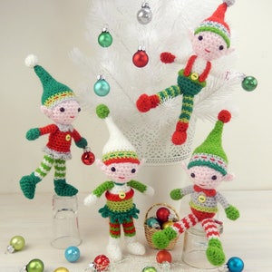 Christmas Elf Quartet Amigurumi Crochet Pattern image 8