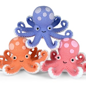 Otto the Octopus Amigurumi Crochet Pattern zdjęcie 2