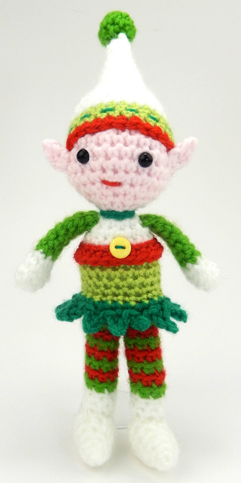 Christmas Elf Quartet Amigurumi Crochet Pattern image 5