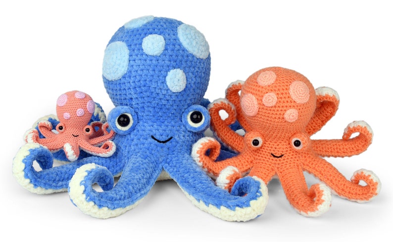 Otto the Octopus Amigurumi Crochet Pattern zdjęcie 5