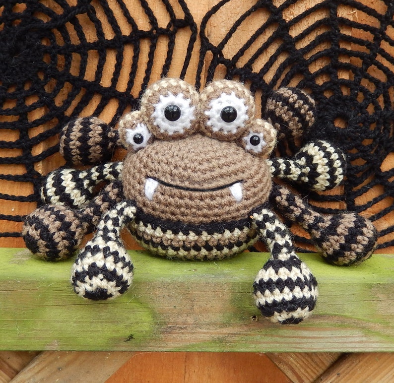 Spencer the Spider and Friends Amigurumi Crochet Pattern image 2