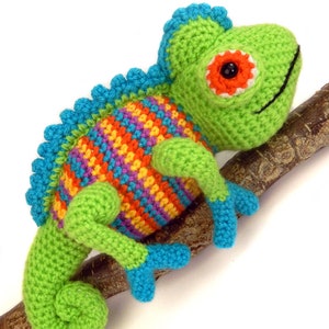 Camelia the Chameleon Amigurumi Crochet Pattern image 2