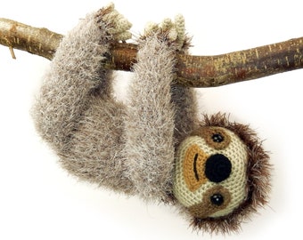 Crochet Pattern - Slocombe the Sloth - Amigurumi