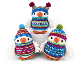 Crochet Pattern - Snowbirds - Amigurumi
