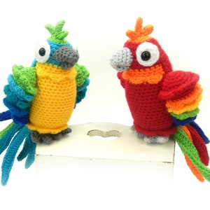 Paulo and Paula Parrot Amigurumi Crochet Pattern image 8