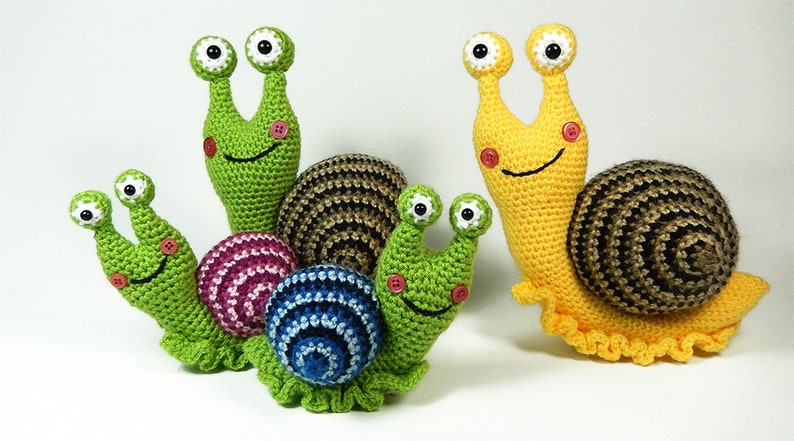 Shelley the Snail and Family Amigurumi Crochet Pattern image 5