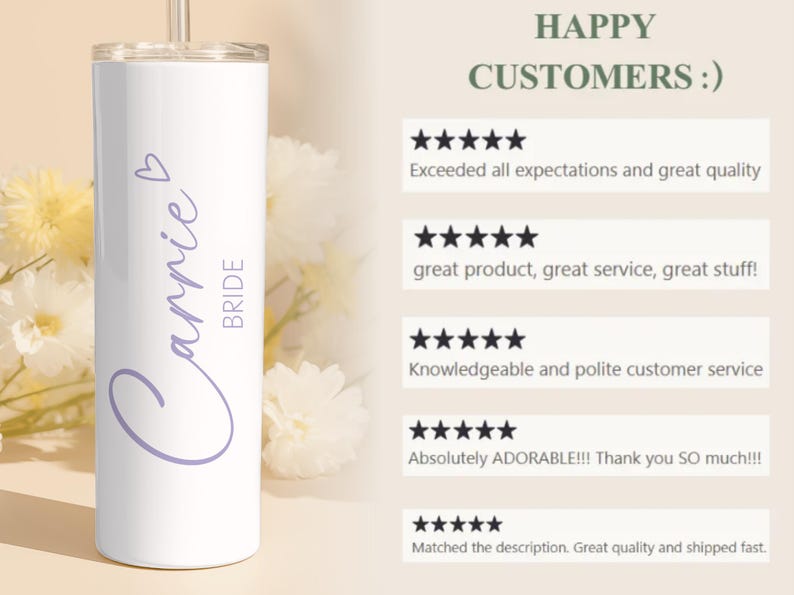Custom Bridesmaid Proposal Tumbler, Bachelorette Party Tumblers Custom Bridal Bach Party Skinny Tumbler Bridesmaid Proposal Wedding Gift bild 8