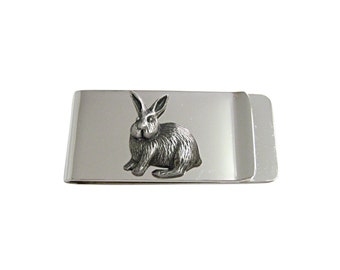 Leaping Hare Rabbit Money Clip