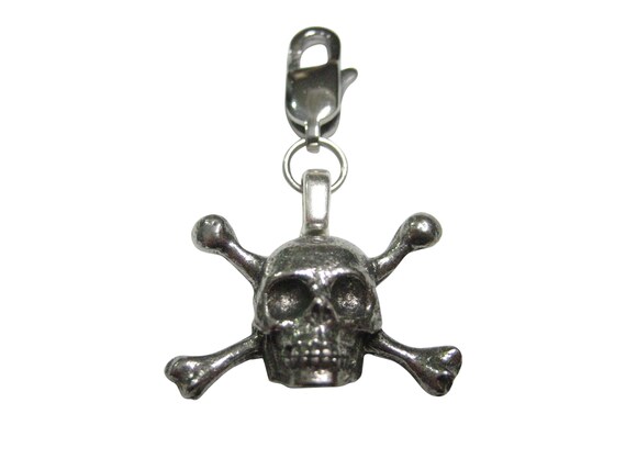 Zipper Pull, Skull Zipper Pull,Zipper Pull Charm, Zipper Pulls for Purses,  Skull Charm, Key Chain,Zipper Pull, Perfect for Necklaces, Bracelets