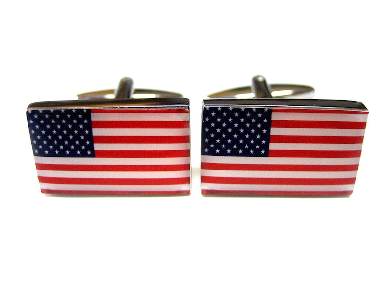 United States of America US American Flag Cufflinks
