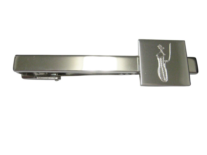 Silver Toned Nepenthes Pitcher Carnivorous Plant Tie Clip