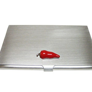 Red Chili Pepper Business Card Holder