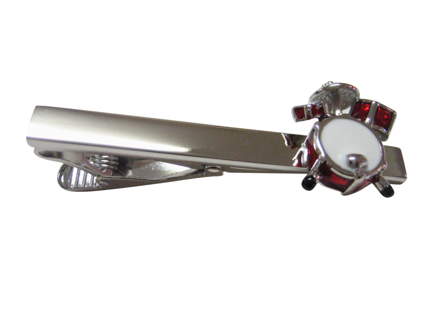 Drum Set Square Tie Clip Etsy