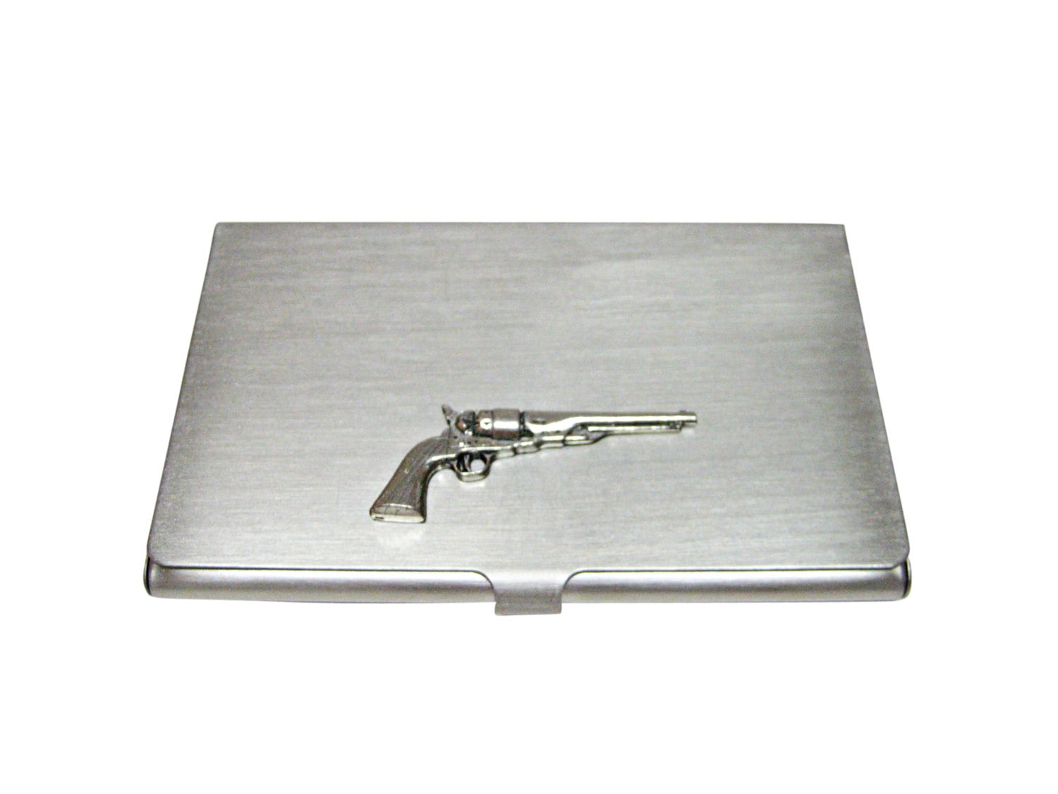 Antique Revolver Gun Business Card Holder Etsy