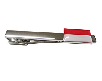 Monaco Flag Square Tie Clip