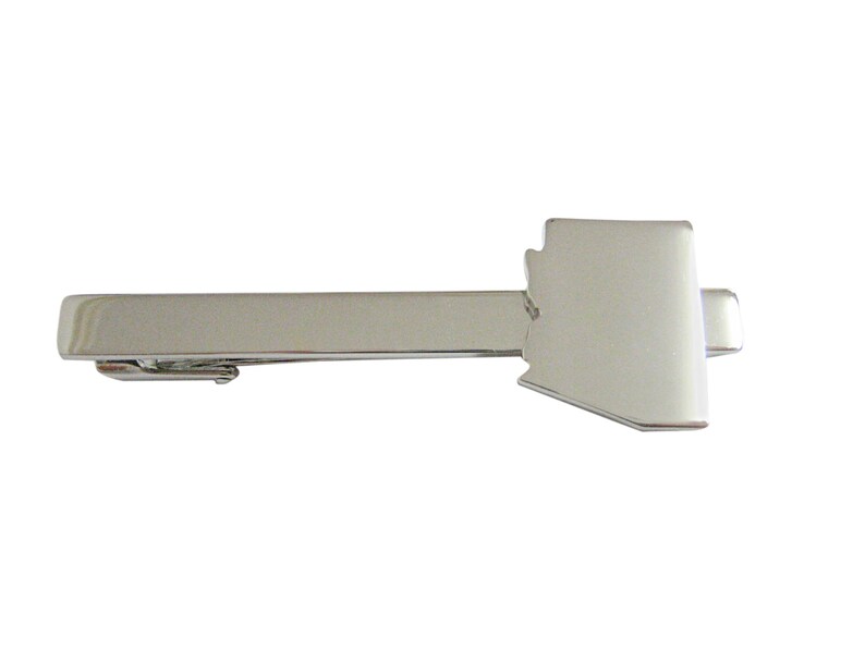 Arizona State Map Shape Square Tie Clip