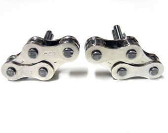 Diagonal Bicycle Chain Cufflinks