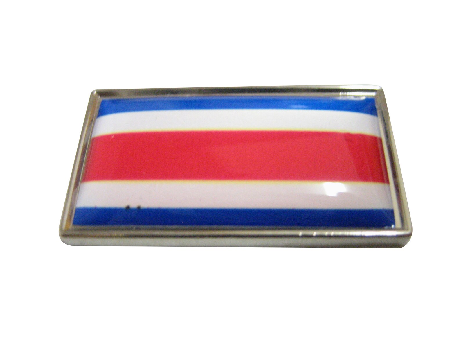 Thin Bordered Costa Rica Flag Etsy