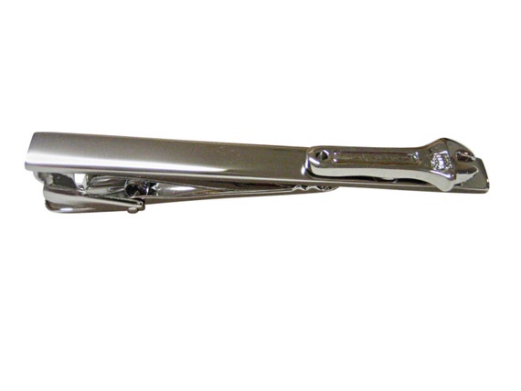 12 Wrench tool charms antique silver tone P599