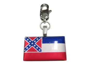 Mississippi State Flag Anhänger Reißverschluss Pull Charm