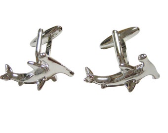 Shark Jewelry Shark Cufflinks Nautical Cufflinks