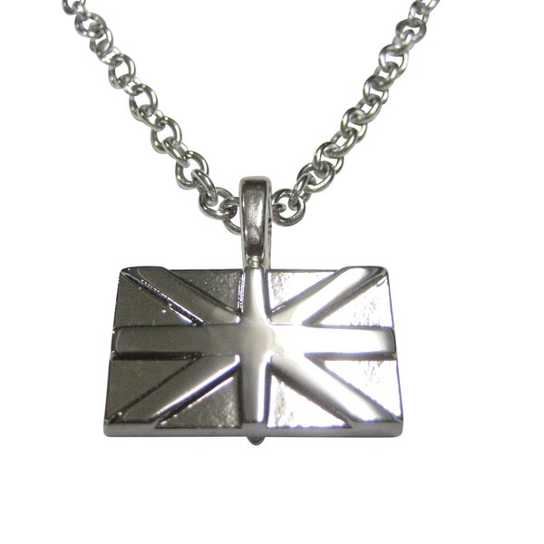 Union Jack Necklace Etsy