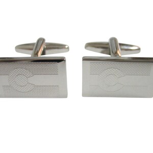 Silver Toned Etched Maryland State Flag Square Tie Clip Silver Toned Etched Maryland State Flag Square Tie Clip