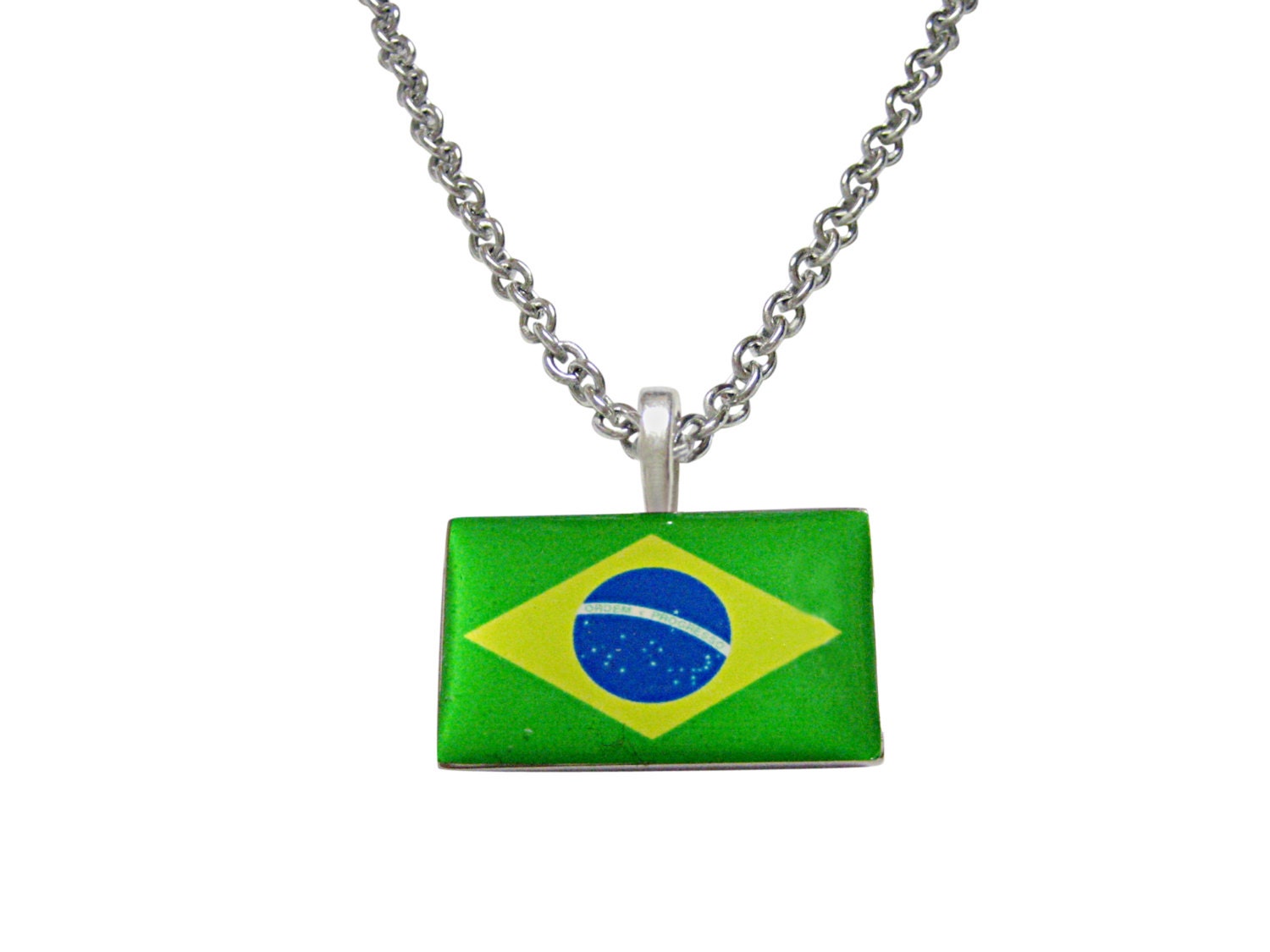 Brasil flag Necklace – cukletta