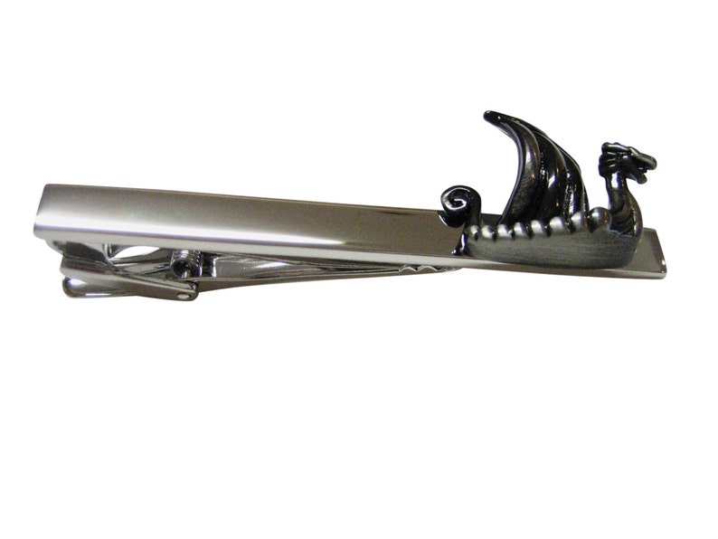 Viking War Boat Square Tie Clips Etsy