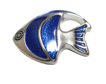 Blue Tropical Fish Pendant Magnet