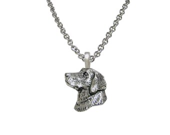 Small Labrador Dog Head Necklace