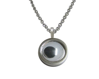 Googly Eye Pendant Necklace