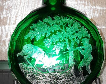 Saint Louis crystal flask/bottle