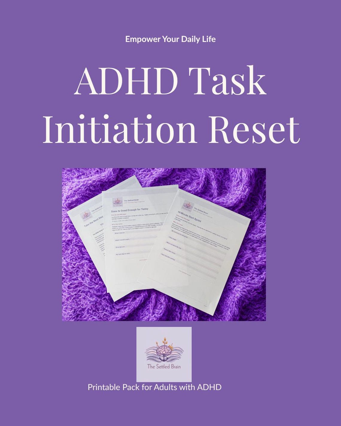 ADHD Task Initiation Reset Printable - Etsy