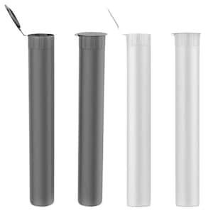 Kindersicheres Pre-Roll-Tube-Etikett - Schwarzer 4,5-Zoll-Klappdeckel Luftdichter geruchssicherer Behälter Vorrollschutz Stash-Aufbewahrung